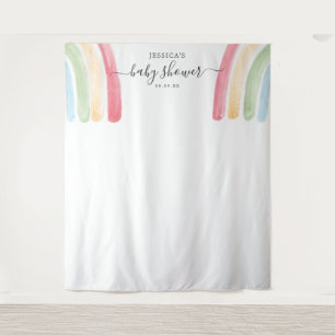Boho Rainbow Baby Showroom Foto Stand Wandteppich