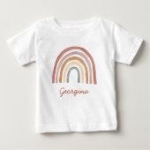 Boho Rainbow Baby T - Shirt (Vorderseite)
