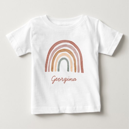 Boho Rainbow Baby T - Shirt (Vorderseite)