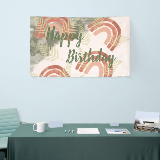 Boho Rainbow Banner (Messeveranstaltung)