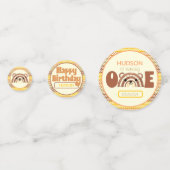 Boho Rainbow Bear Konfetti (Rückseiten)