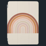 Boho Rainbow Beige Terracotta iPad Air Hülle<br><div class="desc">Regenbogen - Boho Regenbogen - Abstrakte Bögen - Neutral Beige / Terracotta.</div>