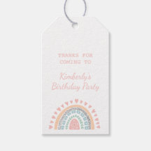 Boho Rainbow Birthday Favor