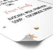 Boho Rainbow Birthday Milestone Poster (Ecke)