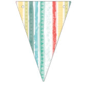 Boho Rainbow Birthday Party Kinder Wimpelkette (Zweite Fahne)