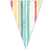 Boho Rainbow Birthday Party Kinder Wimpelkette (Erste Fahne)