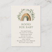 Boho Rainbow Books Begleitkarte (Vorderseite)