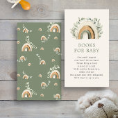 Boho Rainbow Books Begleitkarte