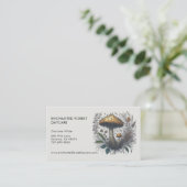 Boho Rainbow Child Daycare Business Card Visitenkarte (Stehend Vorderseite)