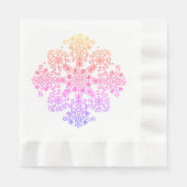 Boho Rainbow Color Pattern Serviette (Vorderseite)
