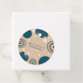 Boho Rainbow Daisy Beige Birthday Geschenkanhänger (Beispiel)