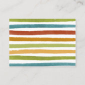 Boho Rainbow Diaper-Raffel Begleitkarte (Rückseite)