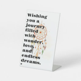 Boho Rainbow Dreamcatcher | Whimsisches Wasser G Sockelschild