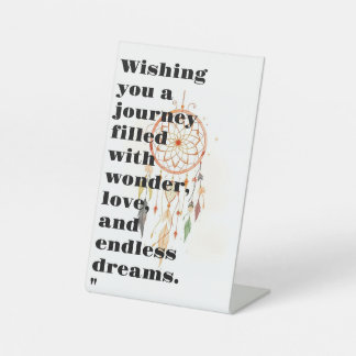 Boho Rainbow Dreamcatcher | Whimsisches Wasser G Sockelschild