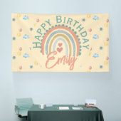 Boho Rainbow Dreams der Girl Banner (Messe)
