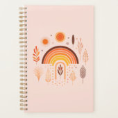 Boho Rainbow Earthy Pflanze Weekly Planner Planer (Vorderseite)
