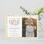 Boho Rainbow Einladungen zum Foto - Erdung 1 (Stehend Vorderseite)