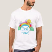 Boho Rainbow Family - Bester Freund T-Shirt (Vorderseite)
