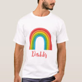 Boho Rainbow Family - Daddy T-Shirt (Vorderseite)