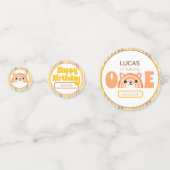 Boho Rainbow Fox Konfetti (Vorderseiten)