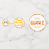 Boho Rainbow Fox Konfetti (Rückseiten)