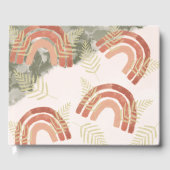 Boho Rainbow Gästebuch (Vorderseite)