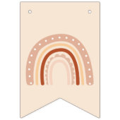 Boho Rainbow Geburtstagsbuntflagge Wimpelkette (Erste Fahne)