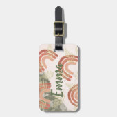 Boho Rainbow Gepäckanhänger (Vorderseite vertikal)