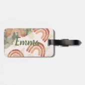 Boho Rainbow Gepäckanhänger (Rückseite horizontal)