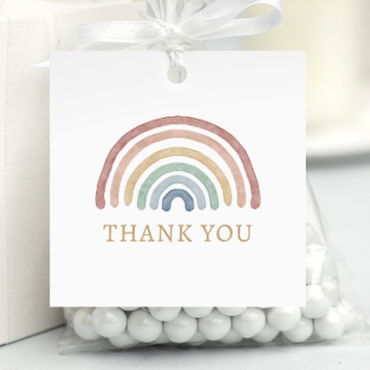 Boho Rainbow Geschenkanhänger