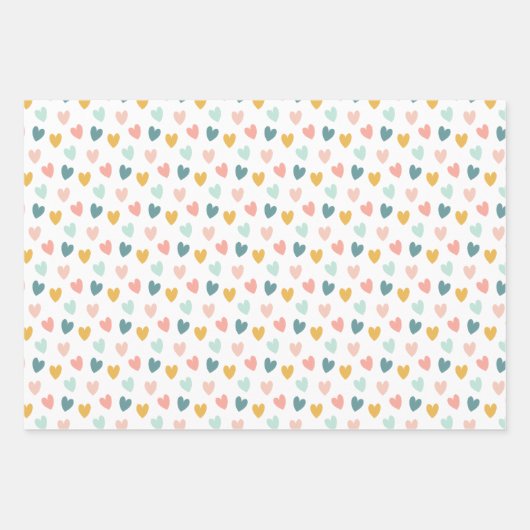 Boho Rainbow Geschenkpapier Set (Vorderseite 3)