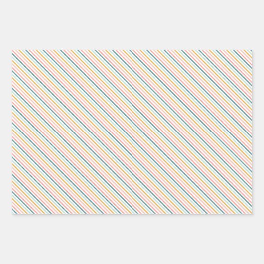 Boho Rainbow Geschenkpapier Set (Vorderseite 2)