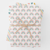 Boho Rainbow Geschenkpapier Set (Beispiel)