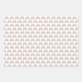 Boho Rainbow Geschenkpapier Set (Vorderseite)