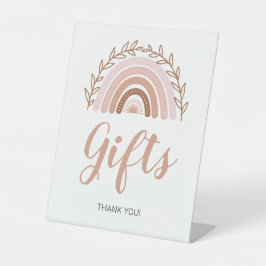 Boho Rainbow Gfts Schild, Baby Dusche Schild 8x10"