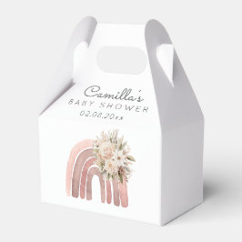 Boho Rainbow Girl Baby Shower Geschenkschachtel