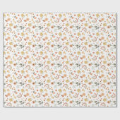 Boho Rainbow Girl Birthday Wrapping Paper - Wasser Geschenkpapier (Flach)