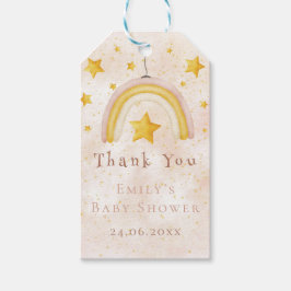 Boho Rainbow goldene Stars magisch rosa Staub Geschenkanhänger