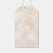 Boho Rainbow goldene Stars magisch rosa Staub Geschenkanhänger (Rückseite)