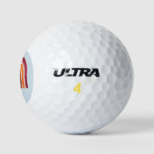 BOHO RAINBOW GOLF BALLS GOLFBALL (Logo)