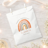 Boho Rainbow Happy Birthday Favor Bag Geschenktütchen (Ausgeschnitten)