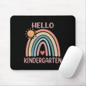 Boho Rainbow Herz für Lehrer Frauen Hallo Kinder Mousepad (Mit Mouse)