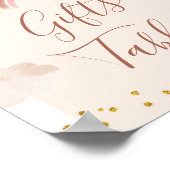 Boho Rainbow ist nicht Ihr einfühlsamer Geschenkti Poster (Ecke)