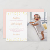 Boho Rainbow ist nicht mehr die einzig Dankeskarte (Vorne/Hinten)