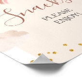 Boho Rainbow ist nicht She Onederful Birthday Snac Poster (Ecke)