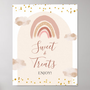 Boho Rainbow ist nicht She Onederful Sweet & Lecke Poster