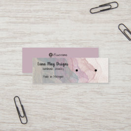 Boho Rainbow Juwelier Display Business Card Mini Visitenkarte