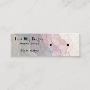 Boho Rainbow Juwelier Display Business Card Mini Visitenkarte