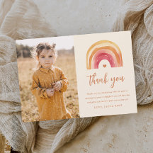 Boho Rainbow Kids Foto Geburtstag