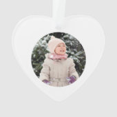 Boho Rainbow Kids Personalisiert Ornament (Rückseite)